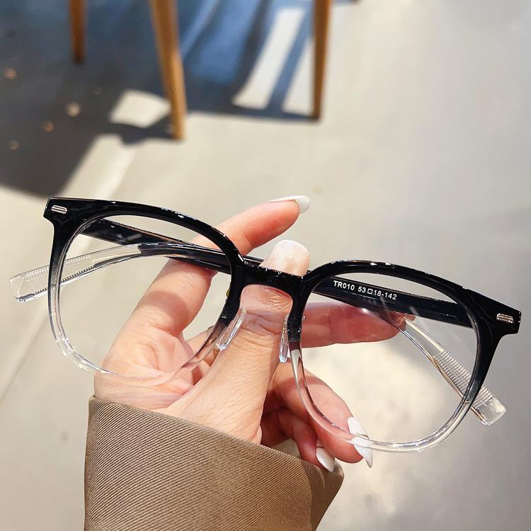 Blue Light Reading Eyewear TR90 Eyeglass Square Spectacle Spectacle Retro Blocking Presbyopic Classic Rivets Optical Matte Presbyopic Rectangular