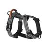 Premium No-Pull Dog Harness with Leather Handle Adjustable 3M Reflective Straps Escape-Proof Walking Lead for Medium Large Dogs