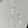 Fashion Charm Phone Strap Cute Luxury Beaded Phone Chain White Star Pearl Hanging Rope Pendant Keychain Phone Accessories