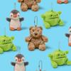 Adorable Penguin Frog Plush Keychain for Bags & Keys