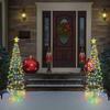 Solar Christmas TreeOutdoor Stand Garden LED Ground Lamp String Saterproof IP65 Star Lantern Decorative Home Decor