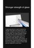 86 Type Creative White Glass Bedside Wall Switch with Indicator Light