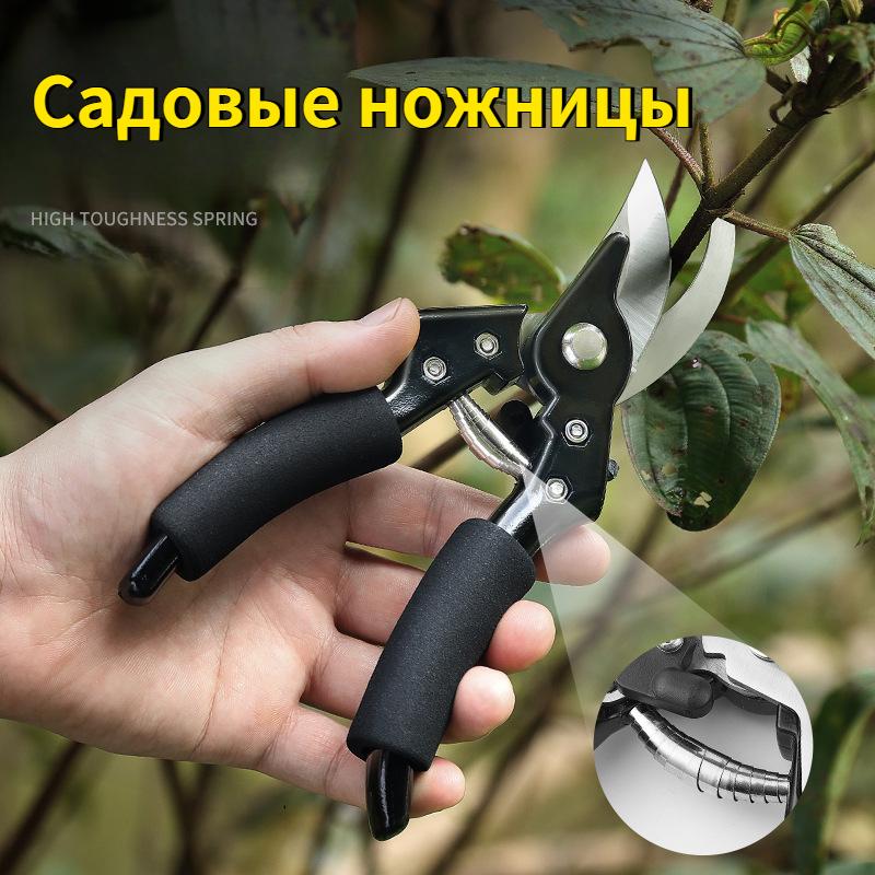 Horticultural Scissors Bird Beak Shape Branch Pruning Labor Saving Pruning Stainless Steel Picking Multifunctional Fruit Scissor
