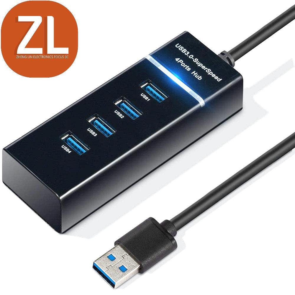 USB 3.0 High-Speed 4-Port Hub Splitter Expander