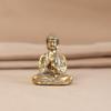 Mini Massiv Koppar Sakyamuni Buddha Staty Ornament Miniatyrfigurer