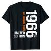 Vintage 1966 59th Birthday Gifts 59 Years Old T Shirts Cotton Streetwear Short Sleeve Men Fashion Casual Loose Oversized T Shirt