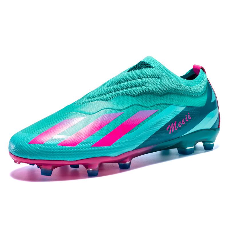 World Cup football shoes low top fg long nails short tf broken nails shoelace free youth adult training shoes 2025