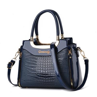 Fashion Patent Leather Women's Bag New Luxury Bright Leather Women's Handbag Versatile Shoulder Tote Bags Ladies Crossbody Bag