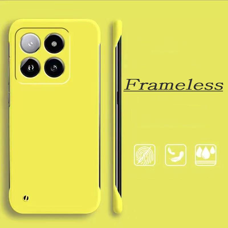 

Модный тонкий безрамочный чехол для Xiaomi Redmi Note 13 Pro 14 12 10 14C K80 K70 K60 Ultra K50 Mi 15 14 13T 12T 11 12 13 Lite чехол Hard Scrub PC Redmi Note 13Pro (4G)