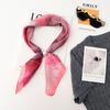 Summer imitation silk satin silk scarf magnetic suction silk scarf lazy silk scarf long necklace decorative thin scarf