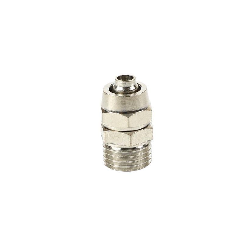 Copper Nickel Plated Pneumatic Quick Connect Hose Fitting PC8/6/4-01