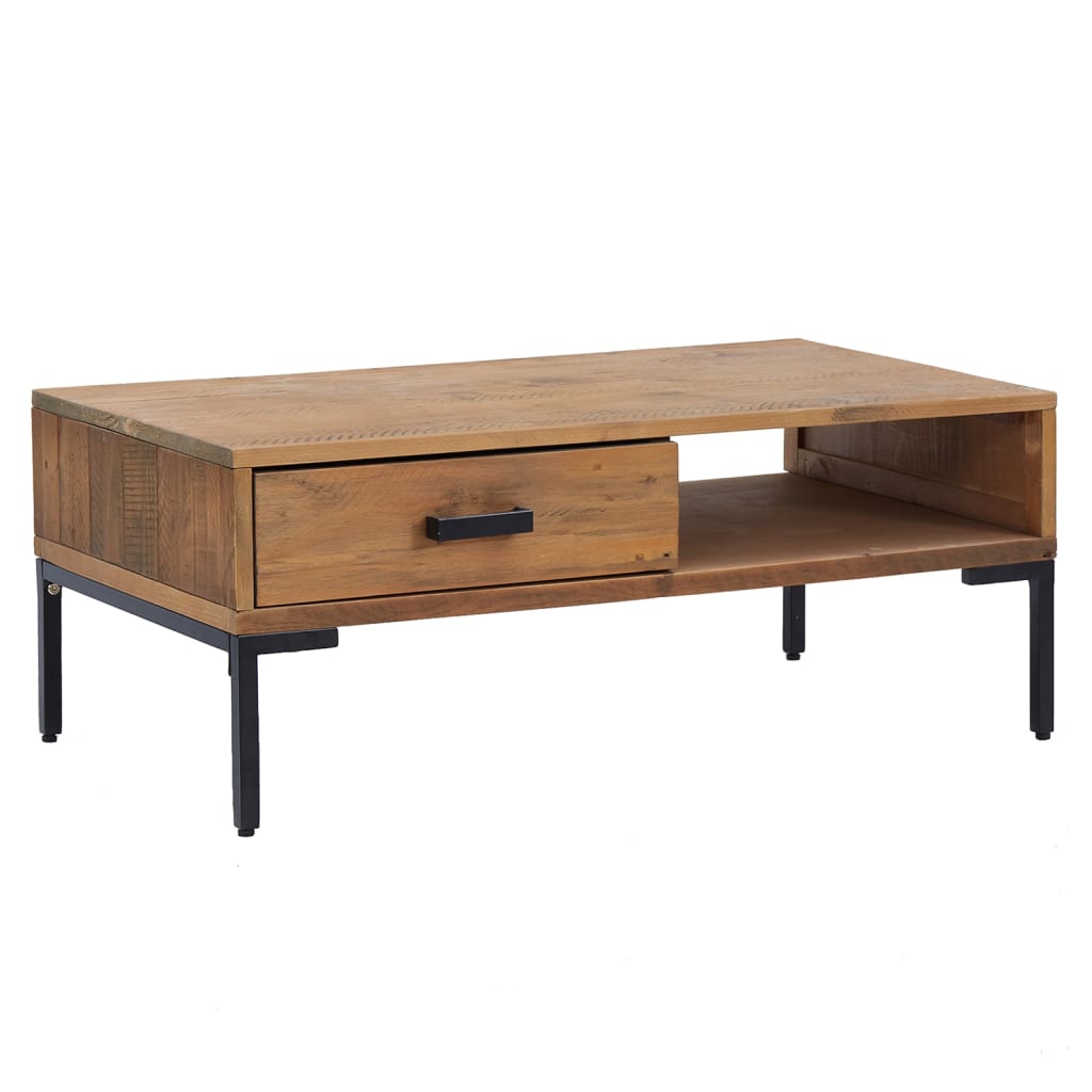 Coffee Table 90x50x35 Cm Solid Pine Wood