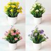 High Quality Artificial Flower Arrangement In Pot For Elegant Garden And Home Spaces