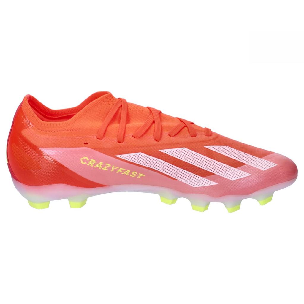 Adidas X Crazy Fast Pro Soccer Cleats for Dirt and Artificial Solar Solar Yellow Size (HG/AG) Turf, MCO93, Red/Footwear White/Team (IF0676), 27.5cm
