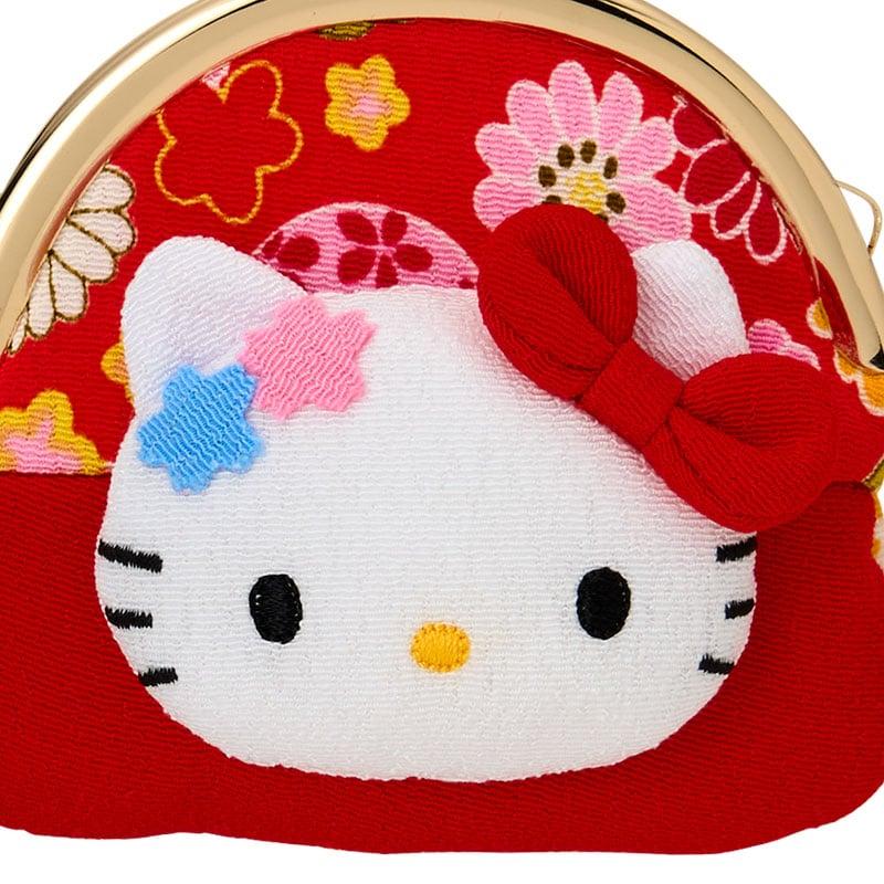 Sanrio Hello Kitty Clasp Wallet ( Japanese Style Face ) Japan NEW
