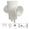 Mayitr Nuovo adattatore per presa multipla a 3 vie multi-spina standard UE Protezione bambini