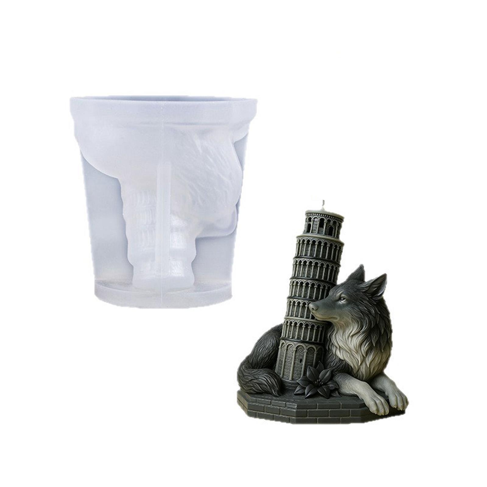 

Artistic Animal And Landmark Themed Silicone Candlewax Mould For Crafting Decorative Candle And Soaps 1