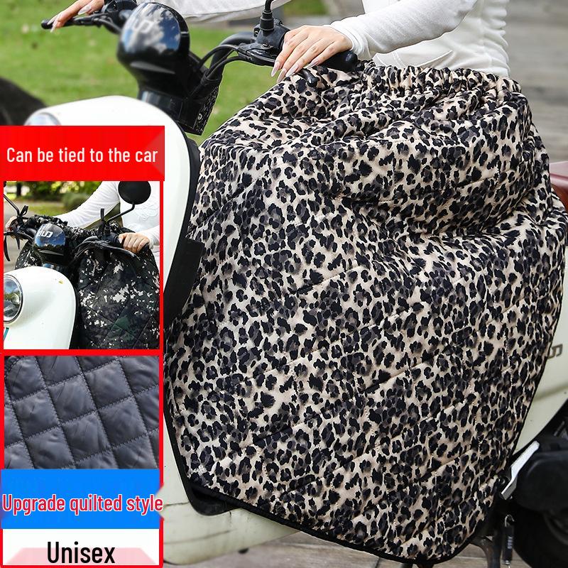 Electric Car & Motorcycle Windproof Skirt: Autumn/Winter Waterproof Warm Knee Pads for Adults & Children