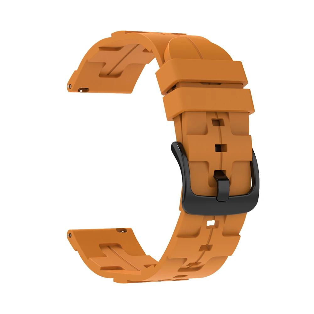 

22mm 20mm Silicone Strap For HUAWEI WATCH GT 4 Pro 46mm Band GT 3 2 42mm HONOR Magic Watch 4 GS 3 Pro ES Replacement Bracelet 20mm жёлтый
