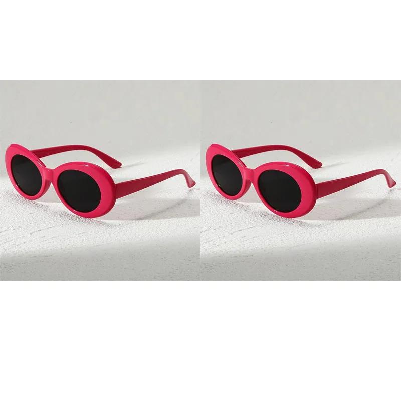 123Pcs Fashionable Oval Frame Glasses With Retro Academic Style Suitable For Street Pography And As A Holiday Gift