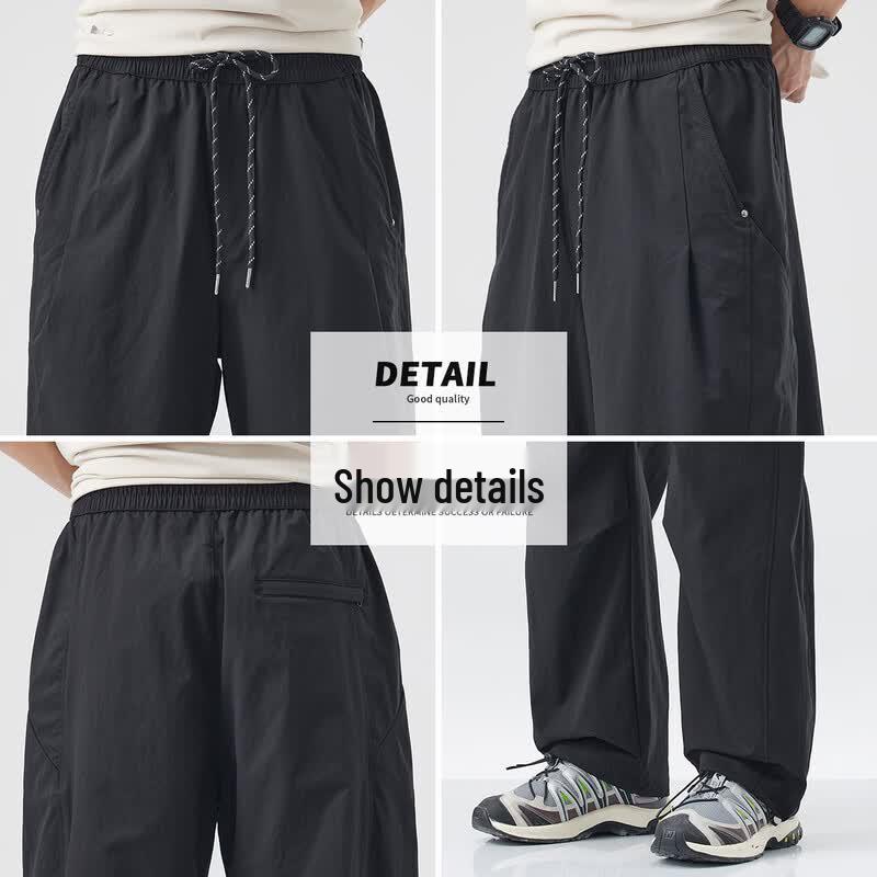 Baleno Men's S&K Relaxed Straight-Leg Casual Pants
