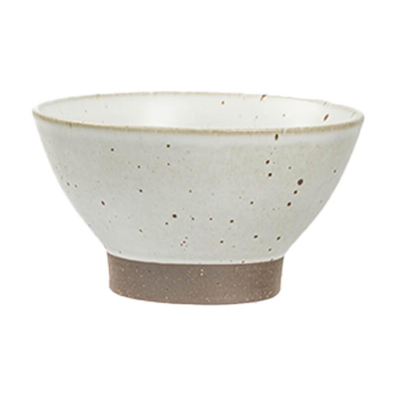 Retro Coarse Ceramic Conical Noodle Soup Bowl