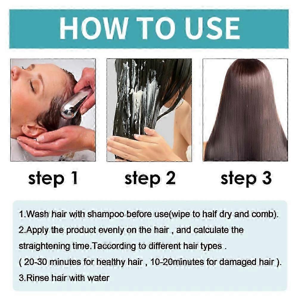 Keratina Para Alisado Permanente del Cabello Crema Alisadora de Cabello Crema Suavizante para Cabello Rizado Cuidado Mágico del Cabello 60ml
