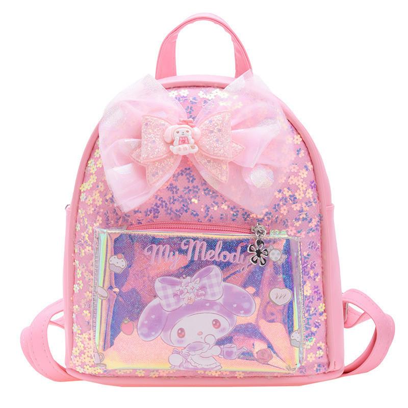 Очаровательный мультяшный рюкзак для девочек в розовом, фиолетовом, синем и нежно-розовом цветах, идеально подходящий для школы розовый