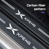 For Xpeng G6 P7 P7i G9 P5 G3 G3i X9 X2 N5 F30 H93 2025 Car Threshold Strip Carbon Fiber Film Door Sill Stickers Auto Accessories