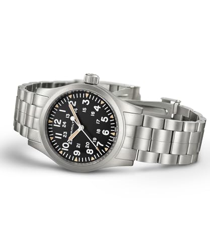 Hamilton Khaki Field Mechanical Hand-Wound Wristwatch Unisex H69439131 Genuine Guarantee