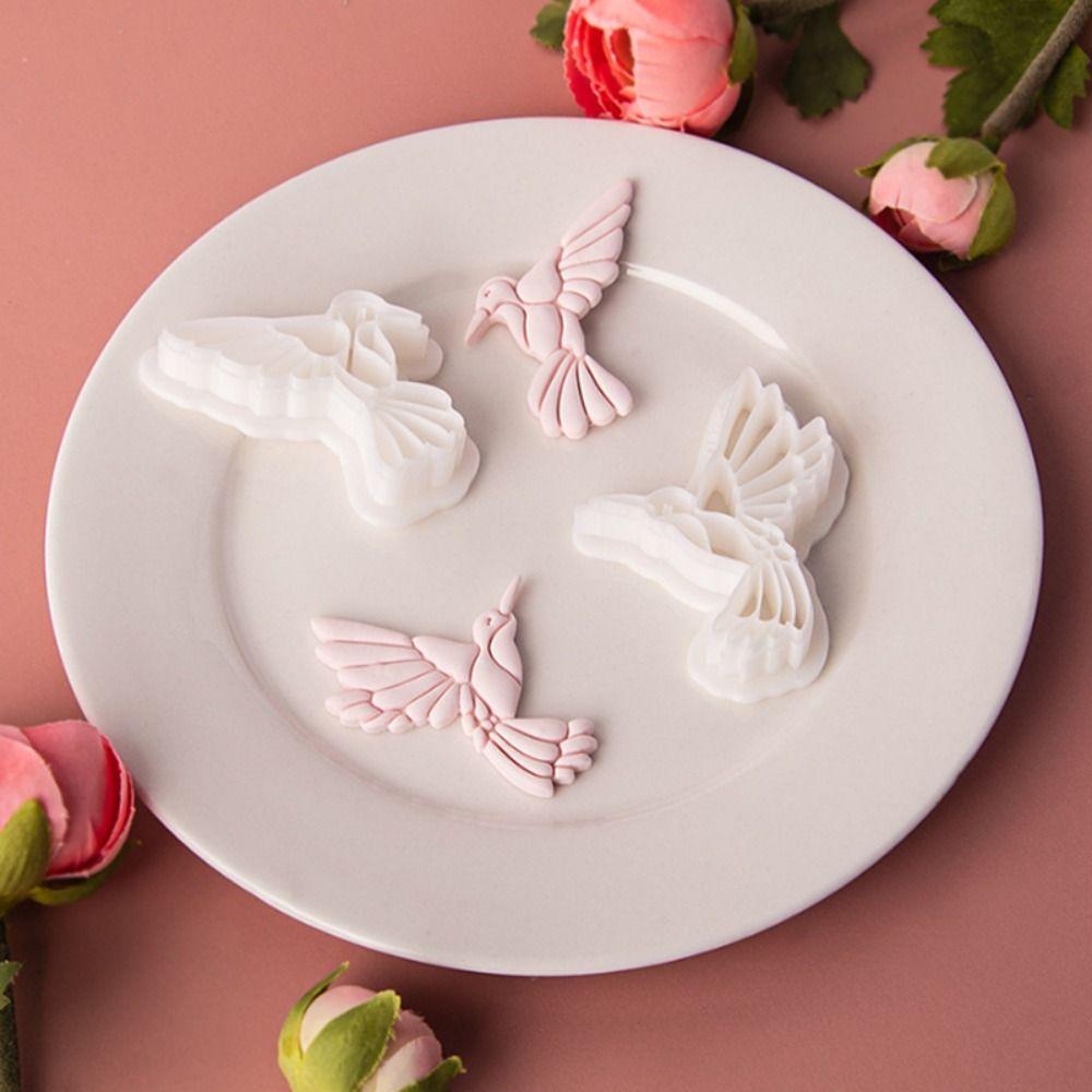 3D Jewelry Making Mold Soft Pottery Cutting Die Kingfisher Polymer Clay Cutter Mold  Jewelry Making
