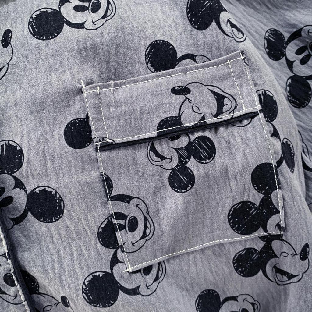 Dámský bavlněný pyžamový set Mickey - Jaro/Podzim Svetr & Dlouhé kalhoty