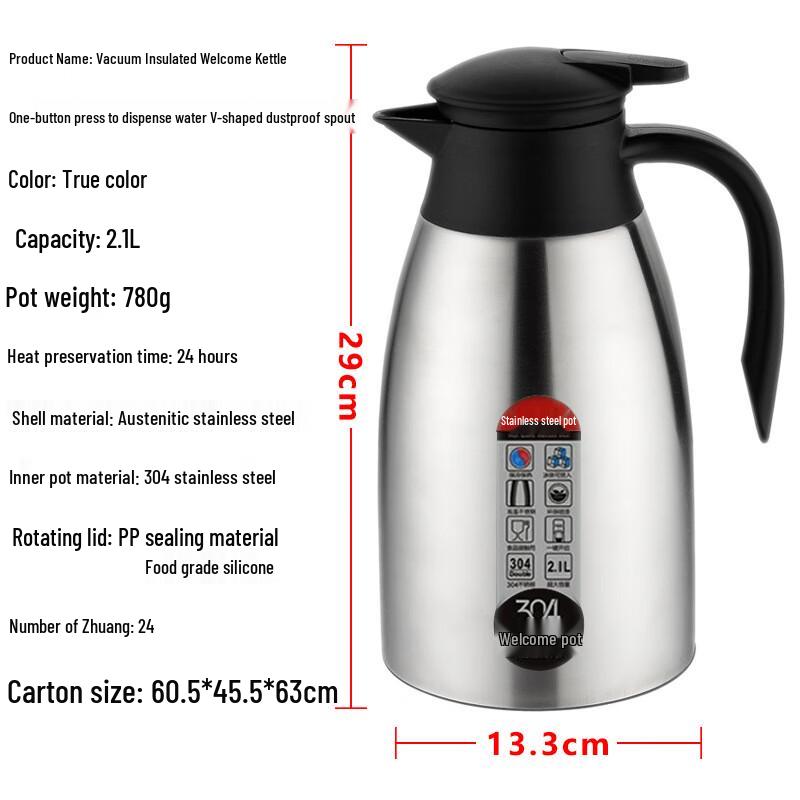Meichuyi Stainless Steel Vacuum Insulated Thermos Pot