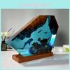 Water Under Resin Lamp Whale Turtle Human Diving Night Light Home Gift Decor