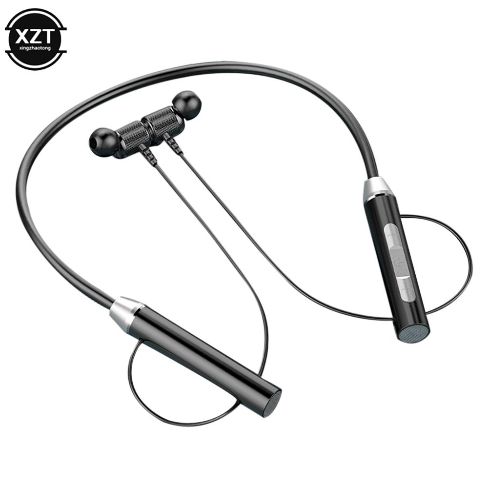 

Новые беспроводные Bluetooth-наушники с шейным ободом, магнитные, с басами, внутриканальные, спортивные, с микрофоном, стерео, шумоподавление, музыкальная гарнитура чёрный