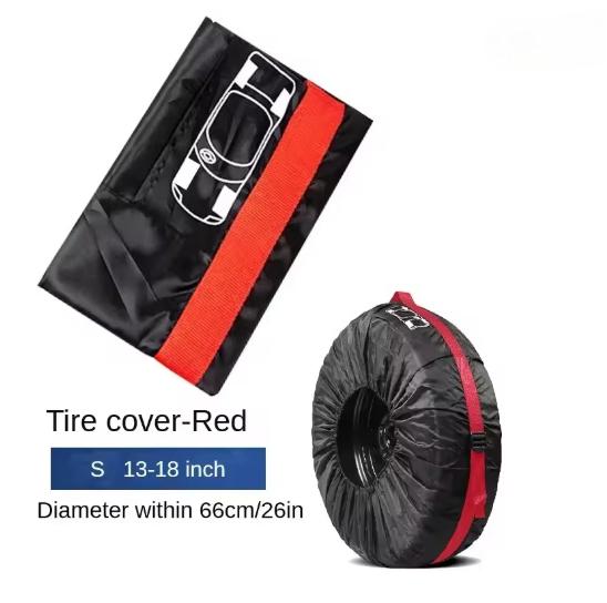 Spare Tire Cover Tote Bag SUV Small Car Wheel Protector 13-23 Inch Durable Storage Carry Handle Reinforced Strap Dust-proof Tool