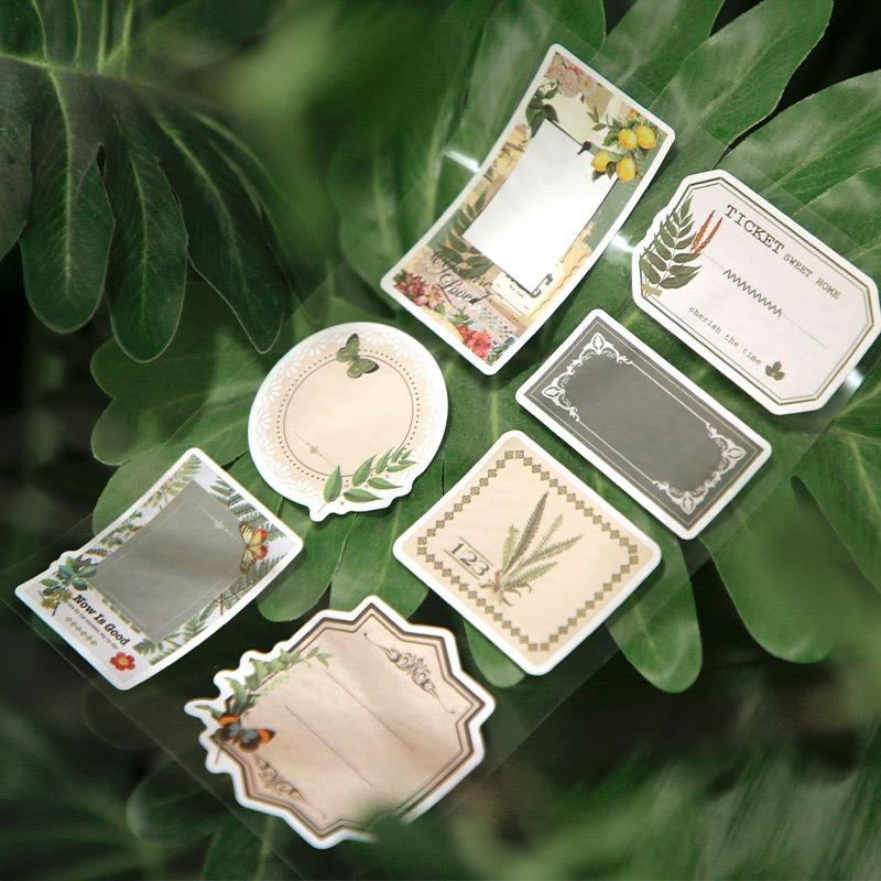 26pcs/1 lot Sticker Pack The 'Time Remains the Same' Series - Retro-Themed Irregular Shouzhi Decorative Materials