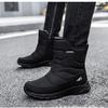 Women's Winter Fur One Wool Lining One Foot Stirrup Warm Anti-cold Lightweight Hiking Waterproof Anti-slip High-top Mid-calf Snow Boots