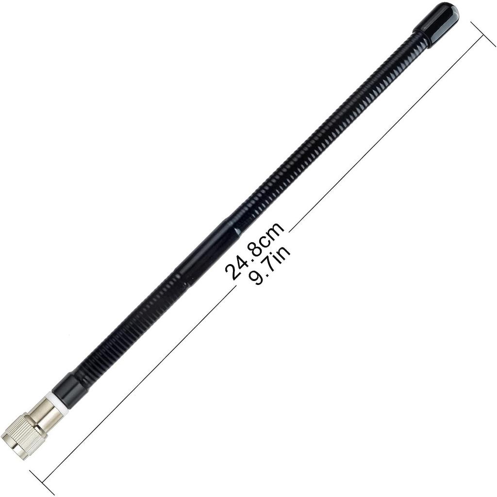 Connector CB Wireless Antenna Rubber Antenna Compatible with President Randy-3 PNI Escort HP 72 27MHz Handheld Radio