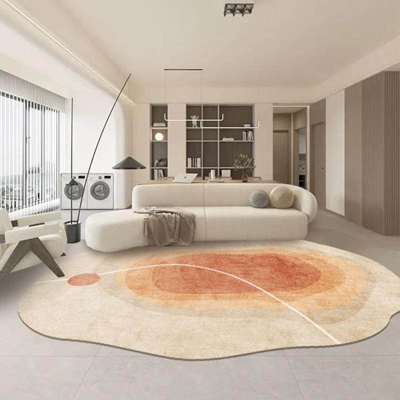 Carpet for Living Room Irregular Pattern Imitation Cashmere Rug Bedroom Soft Dirt-resistant Floor Mat Home Decoration Foot Mats