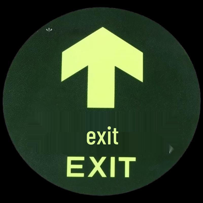 Brangdy Round Safety Exit Sign