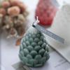 1 Pcs 3D Gift Cake Tools Food Grade Silicone Cupcake DIY Pine Cone Mould Christmas Decor Resin Mold