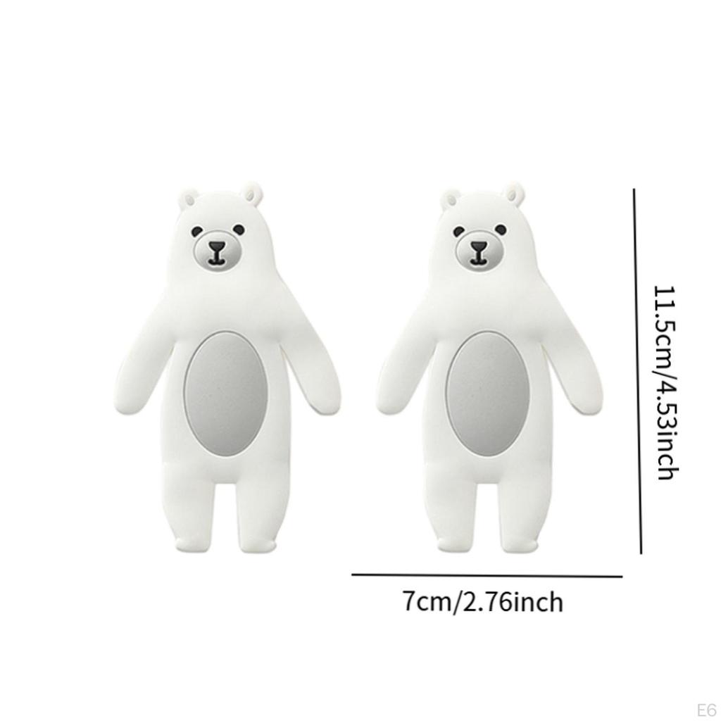 2 Hooks for Wall Mounting, Key Holders Fridge and Living Room