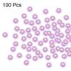 CoCud Mini Resin Flowers, 0.22" Diameter, Purple, for Miniature Dollhouse Decorations (Uses: Nail Art, Fairy Garden, Dollhouse DIY Crafts,