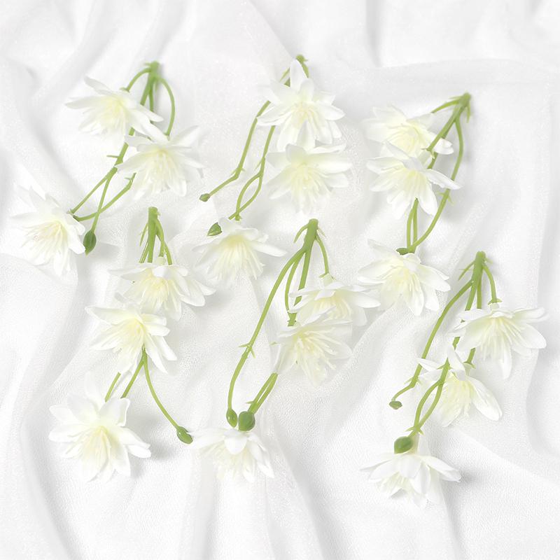 5/10/20PCs 12cm Silk Artificial Flowers 3Forks Bouquet Daisy for Home Room Wedding Decorations DIY Craft Garland Accessories