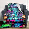 Name Custom Chucky Print Flannel Blanket High Quality Warm Comfortable Cover for All Seasons Perfect for Gifts Home Decor