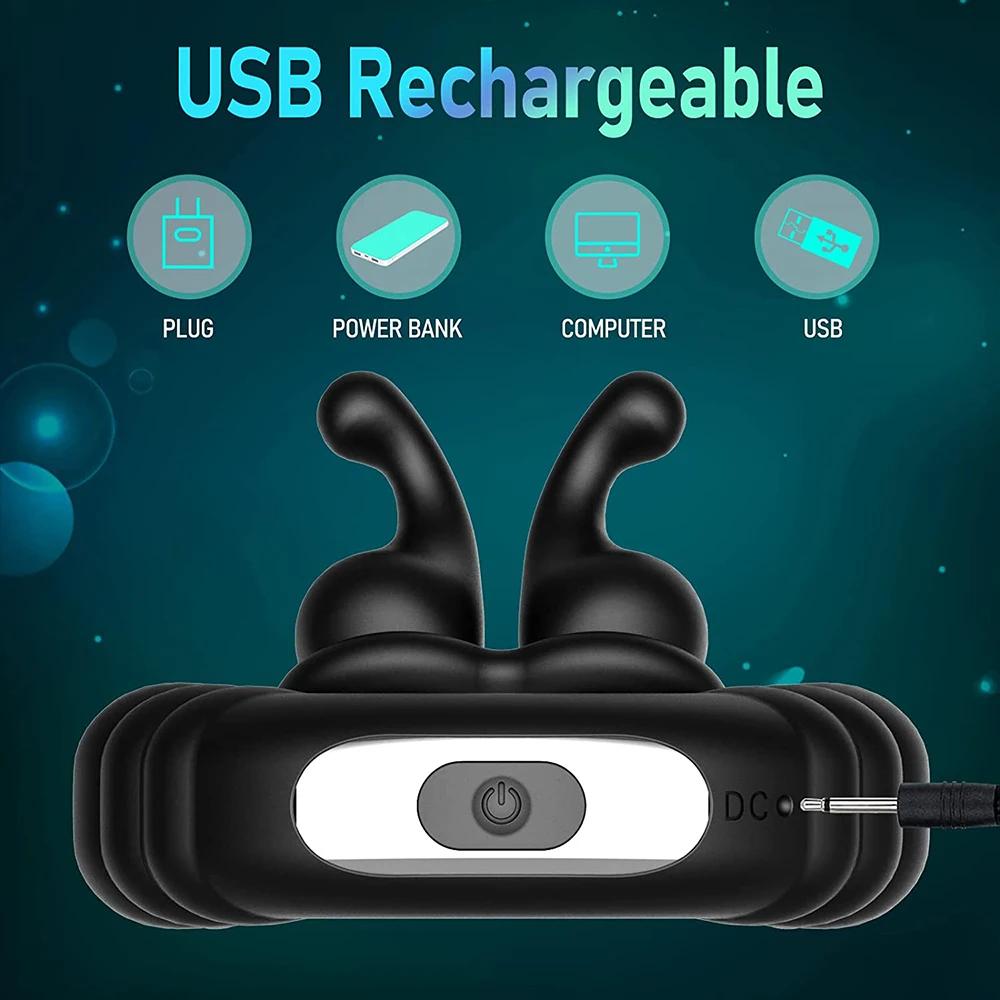 Vibrator Cockring Penis Cock Ring Sexy Toys For Men Erection Sex Toys for Men Couple Rings Remote Control Sex Toys For Adults 18