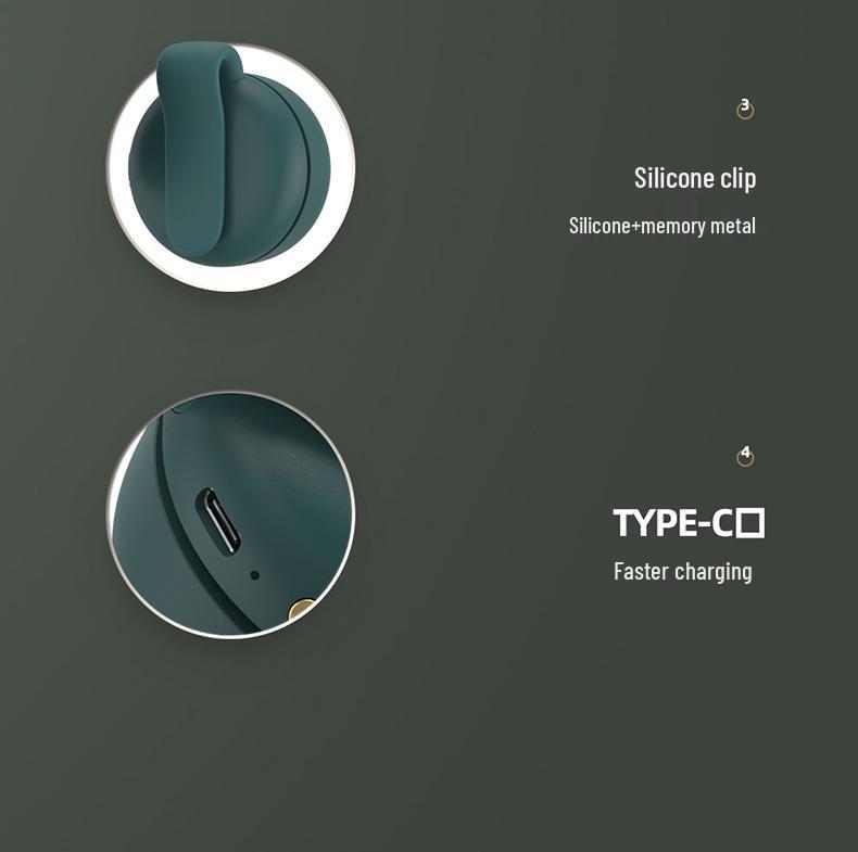 Portable USB Mini Fan Clip for Collar or Waist – Little Whirlwind MF019