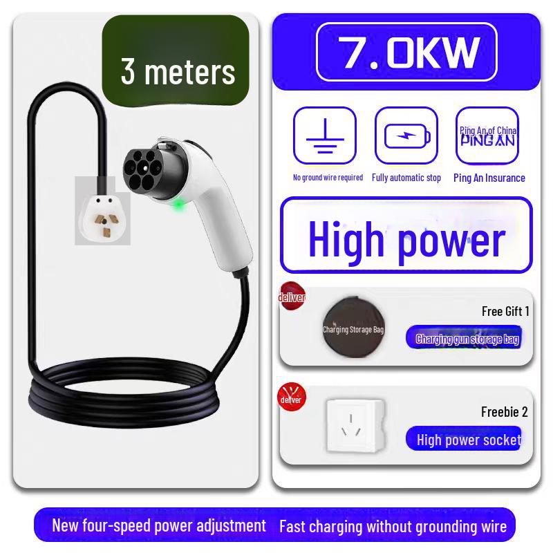 Încărcător EV Universal Portabil 3.5kW cu Cap de Încărcare cu 7 Orificii