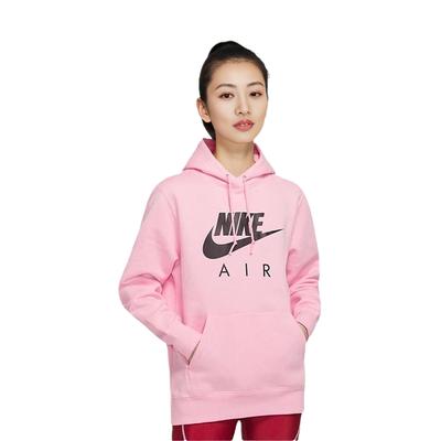 Logo Loose Fit Hoodie Women Hoodies Pink DA3192-636